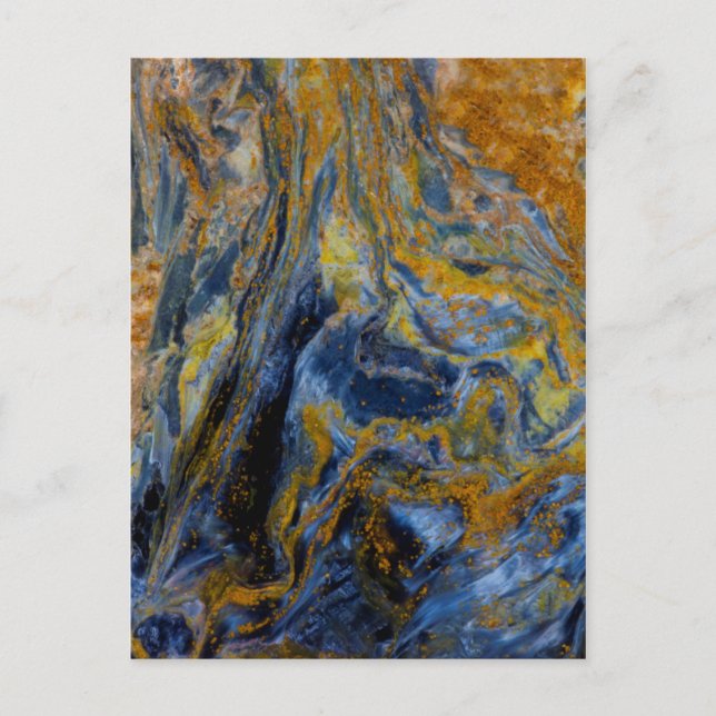 Abstrakt närbild av Pietersite Vykort (Framsida)