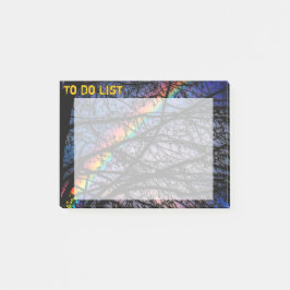 Abstrakt natur post-it block