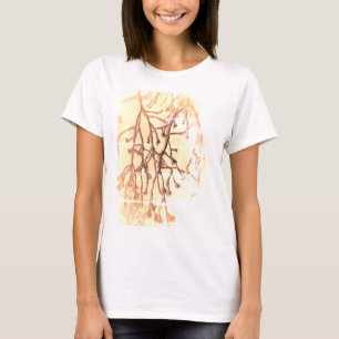 Abstrakt Natur Träd Snö T-Shirt