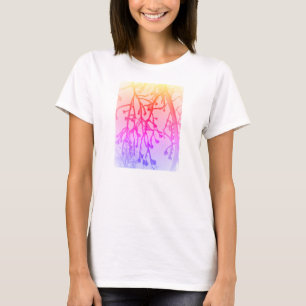 Abstrakt Nature Träd Snö T-Shirt