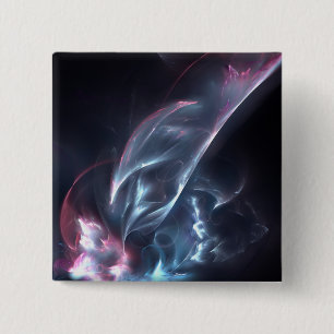 Abstrakt Nebula Blue och Lila Knapp