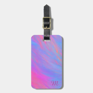 Abstrakt Neon Bläck Flow Bagagebricka
