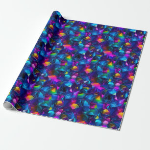Abstrakt Neon Wonderland Presentpapper