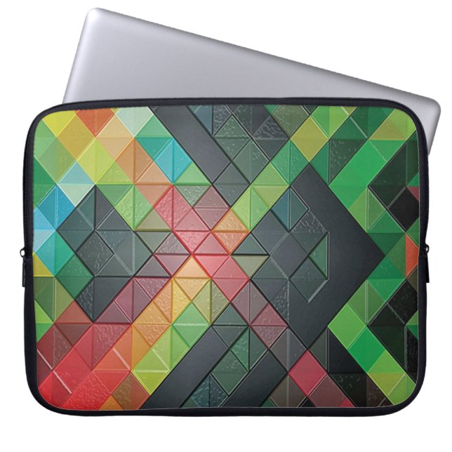 Abstrakt Neoprene Laptop sleeve 15 tum (Framsidan)