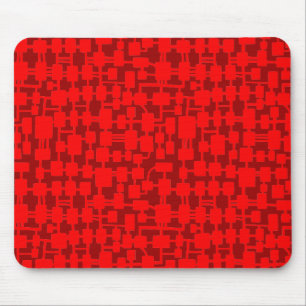 Abstrakt Network - Red on Maroon 990000 Musmatta
