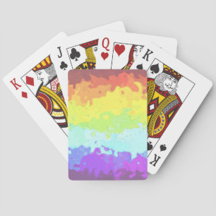 Abstrakt Neurogender Stolthetsflagga Casinokort