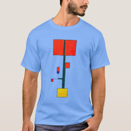Abstrakt New Mondrian stil Art-utskrift T Shirt