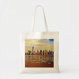 Abstrakt New York Skyline Tygkasse