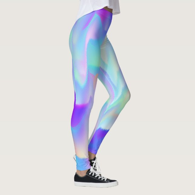 Abstrakt NordLjus Leggings (Höger)