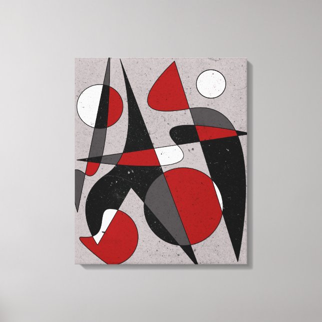Abstrakt nr 106 canvastryck (Framsida)
