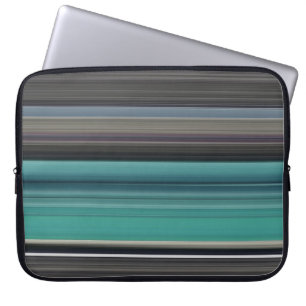 Abstrakt nr 1: Ät och grått Laptop Sleeve