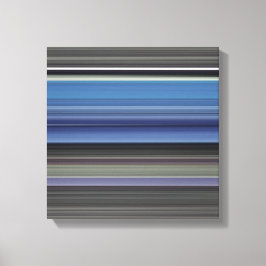 Abstrakt nr 1: Blå och grått Canvastryck