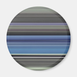 Abstrakt nr 1: Blå och grått Magnet