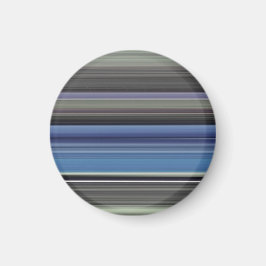 Abstrakt nr 1: Blå och grått Magnet