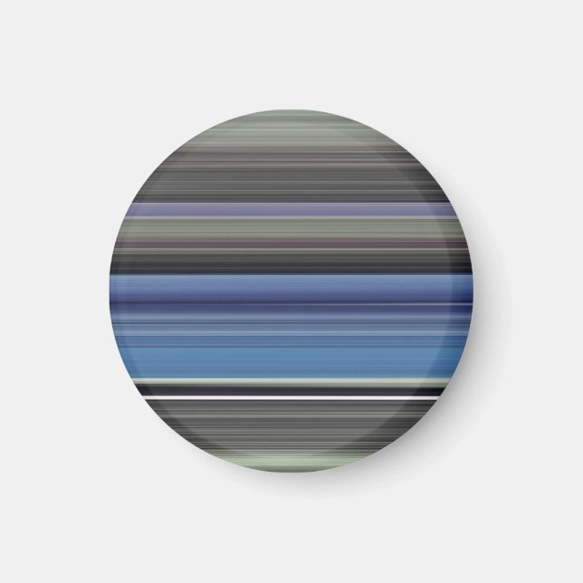 Abstrakt nr 1: Blå och grått Magnet (Framsidan)