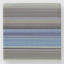 Abstrakt nr 1: Blå och grått Stenunderlägg