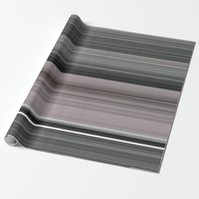 Abstrakt nr 1: Grått Presentpapper (Utrullad)