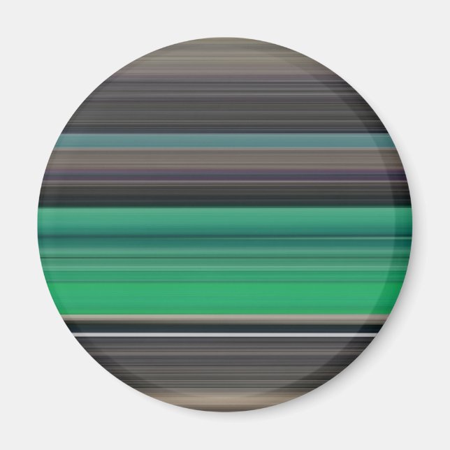 Abstrakt nr 1: Grönt och grått Magnet (Framsidan)