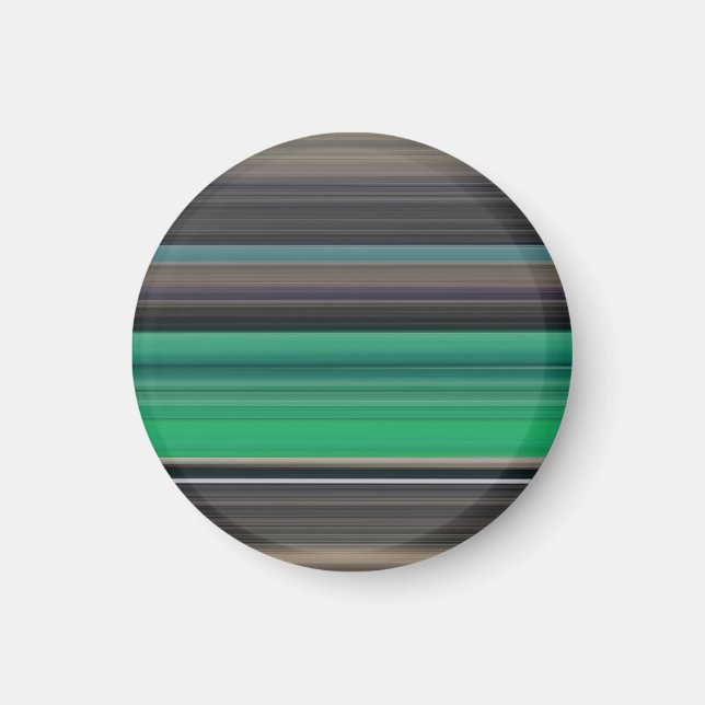 Abstrakt nr 1: Grönt och grått Magnet (Framsidan)