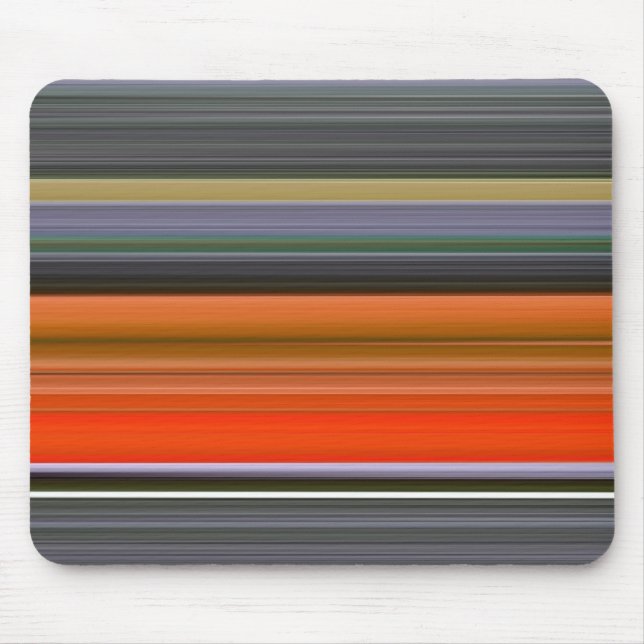Abstrakt nr 1: Orange och grått Musmatta (Framsidan)