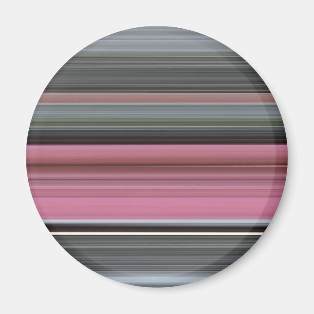 Abstrakt nr 1: Rosa och grått Magnet (Framsidan)