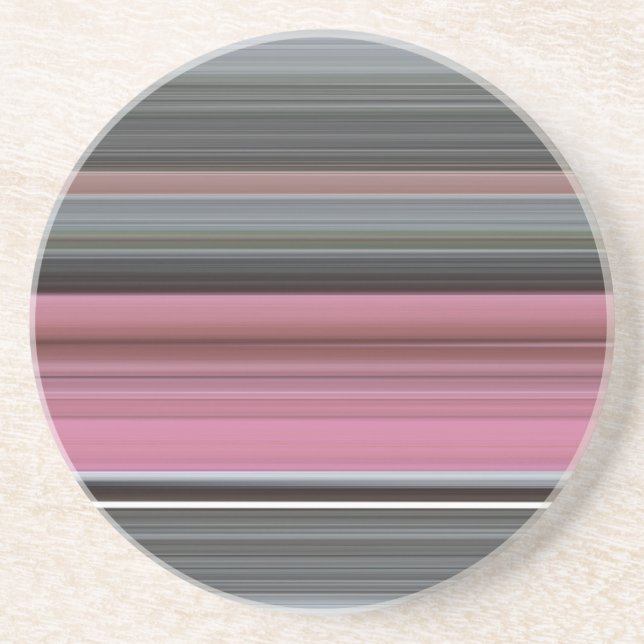 Abstrakt nr 1: Rosa och grått Underlägg Sandsten (Framsidan)