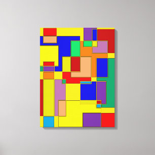 Abstrakt nr 26 canvastryck