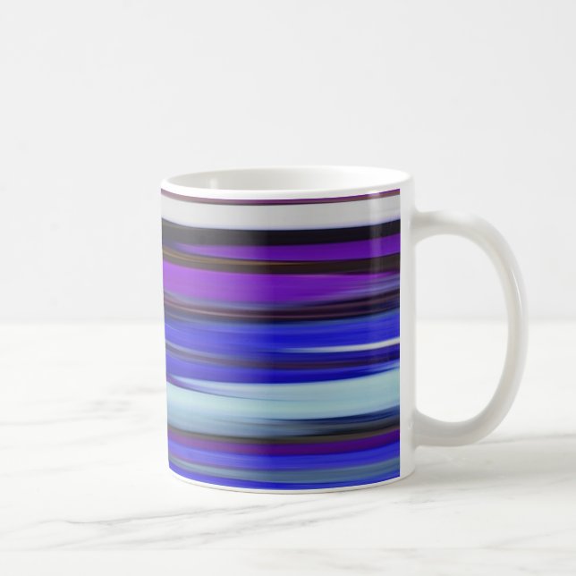 Abstrakt nr 2: Ultraviolett oskärpa Kaffemugg (Höger)
