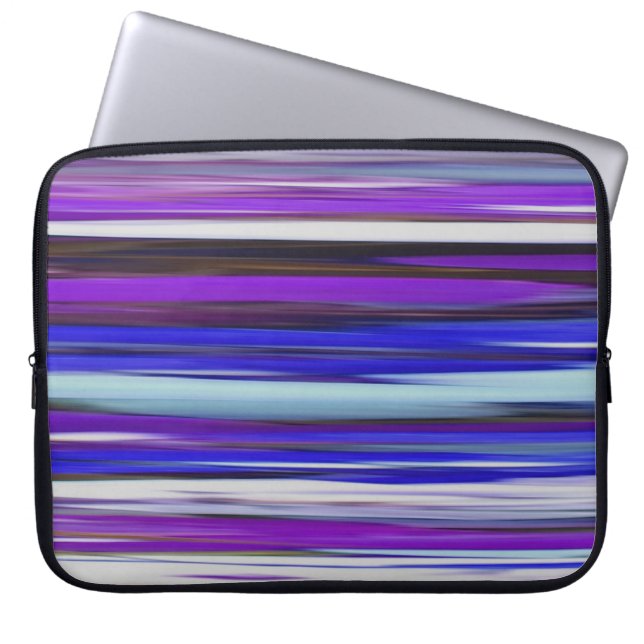 Abstrakt nr 2: Ultraviolett oskärpa Laptop Sleeve (Framsidan)