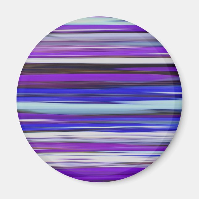 Abstrakt nr 2: Ultraviolett oskärpa Magnet (Framsidan)