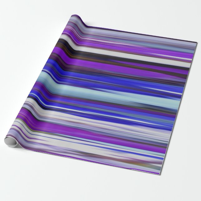 Abstrakt nr 2: Ultraviolett oskärpa Presentpapper (Utrullad)