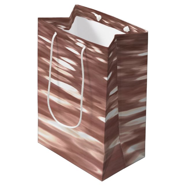 Abstrakt nr 3: Copper Ro Guld shimmer (Framsidan Vinklad)