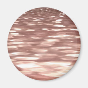 Abstrakt nr 3: Copper Ro Guld shimmer Magnet