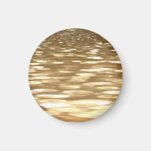 Abstrakt nr 3: Guld shimmer Magnet