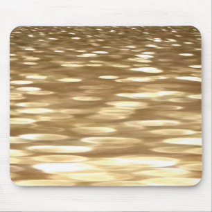 Abstrakt nr 3: Guld shimmer Musmatta