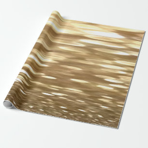 Abstrakt nr 3: Guld shimmer Presentpapper