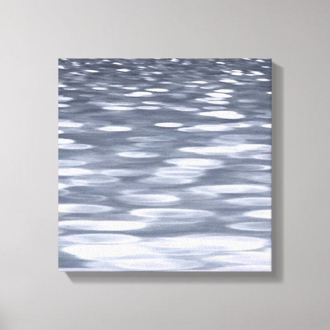Abstrakt nr 3: Gunmetal shimmer Canvastryck (Framsida)