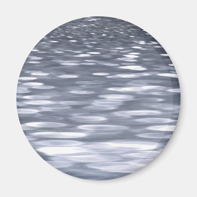 Abstrakt nr 3: Gunmetal shimmer Magnet (Framsidan)
