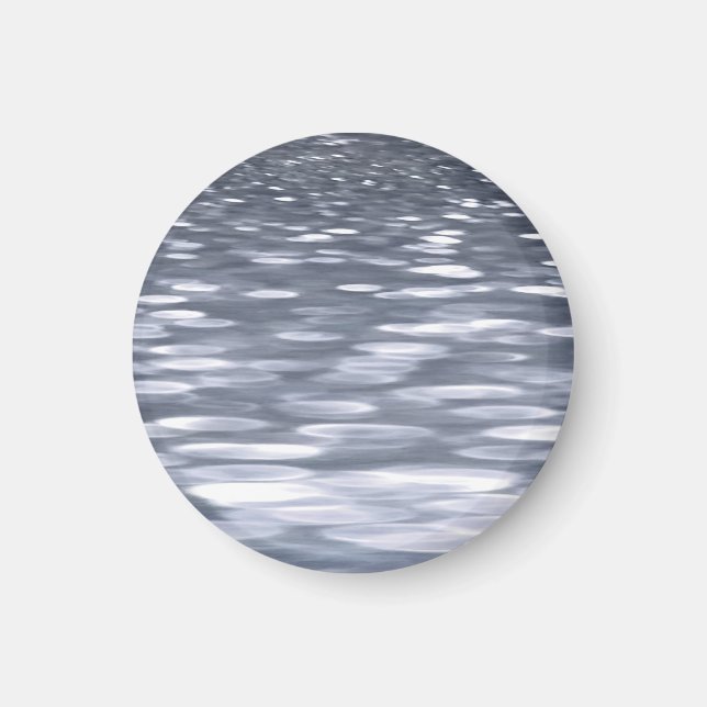 Abstrakt nr 3: Gunmetal shimmer Magnet (Framsidan)