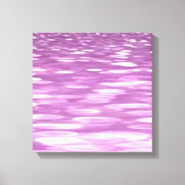 Abstrakt nr 3: Lilac Shimmer Canvastryck (Framsida)