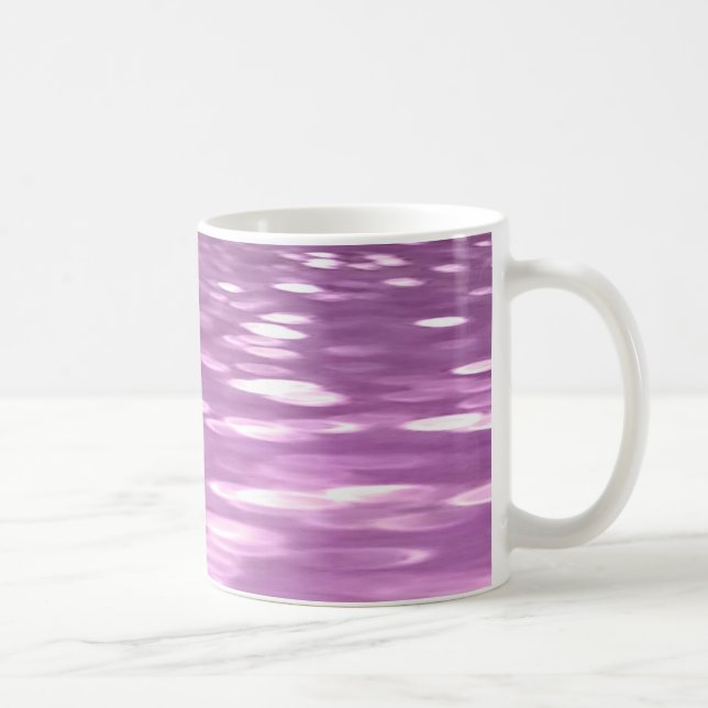 Abstrakt nr 3: Lilac Shimmer Kaffemugg (Höger)