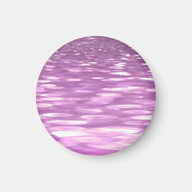 Abstrakt nr 3: Lilac Shimmer Magnet (Framsidan)