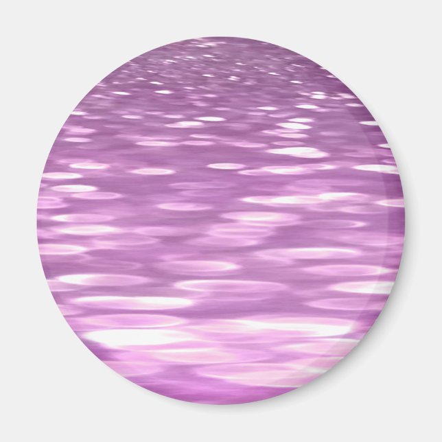 Abstrakt nr 3: Lilac Shimmer Magnet (Framsidan)