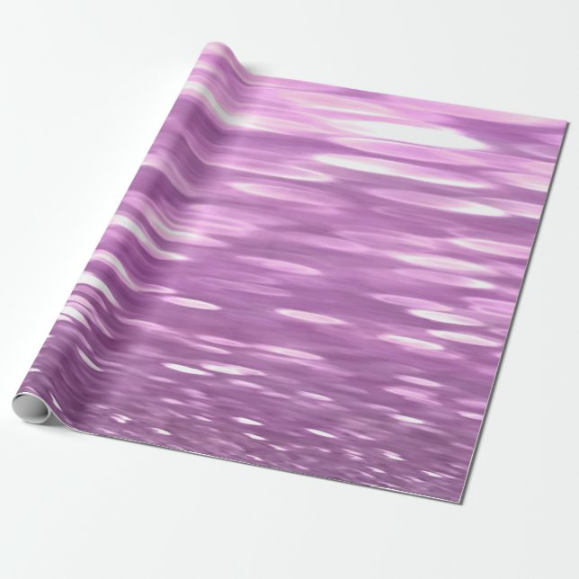 Abstrakt nr 3: Lilac Shimmer Presentpapper (Utrullad)