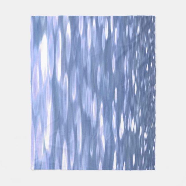 Abstrakt nr 3: Pulverblåshimmer Fleecefilt (Framsidan)