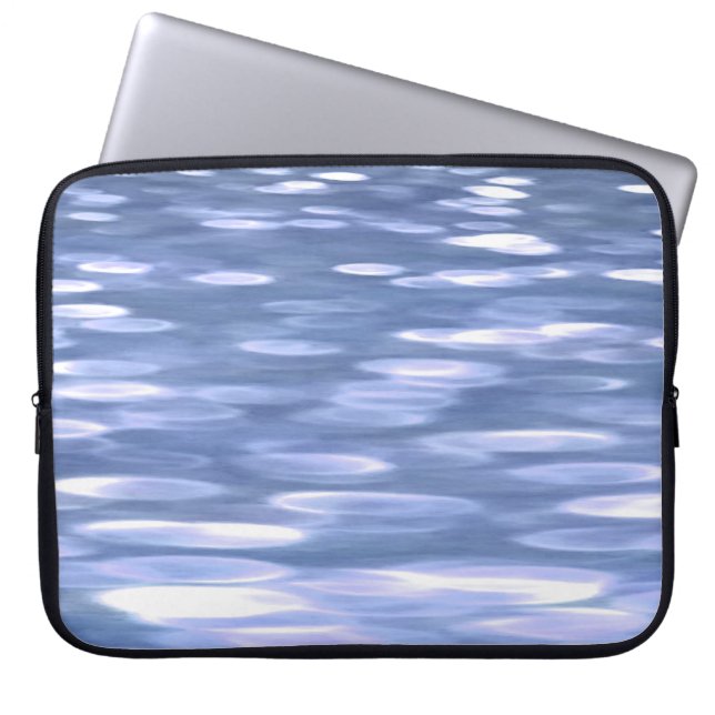 Abstrakt nr 3: Pulverblåshimmer Laptop Sleeve (Framsidan)
