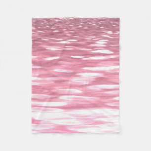 Abstrakt nr 3: Rosa shimmer Fleecefilt