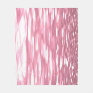 Abstrakt nr 3: Rosa shimmer Fleecefilt