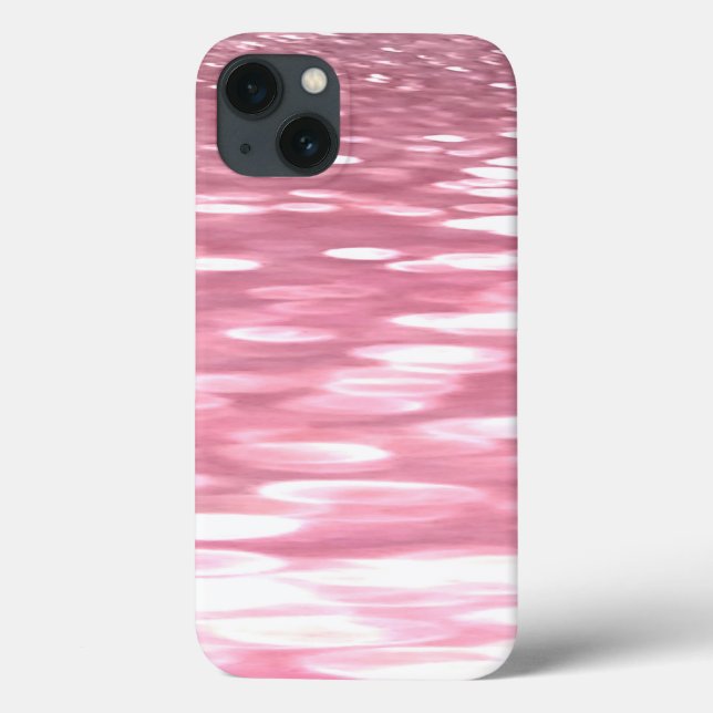 Abstrakt nr 3: Rosa shimmer Fodral-Mate iphone cas (Baksida)