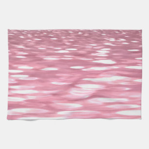 Abstrakt nr 3: Rosa shimmer Kökshandduk